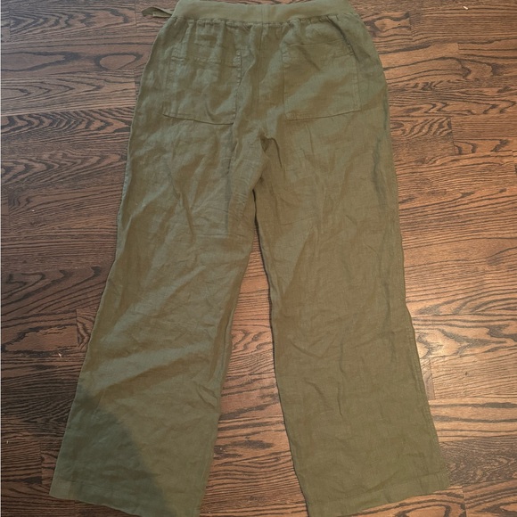 Sanctuary green linen pants - Picture 2 of 3